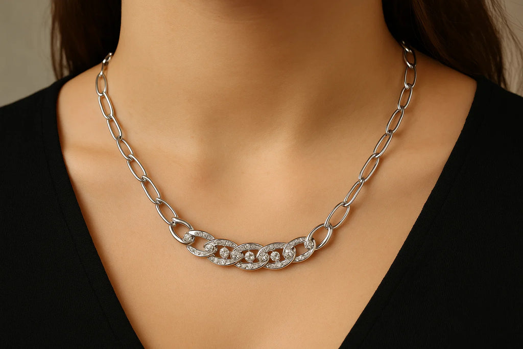 Collier Diamant - Chaînon