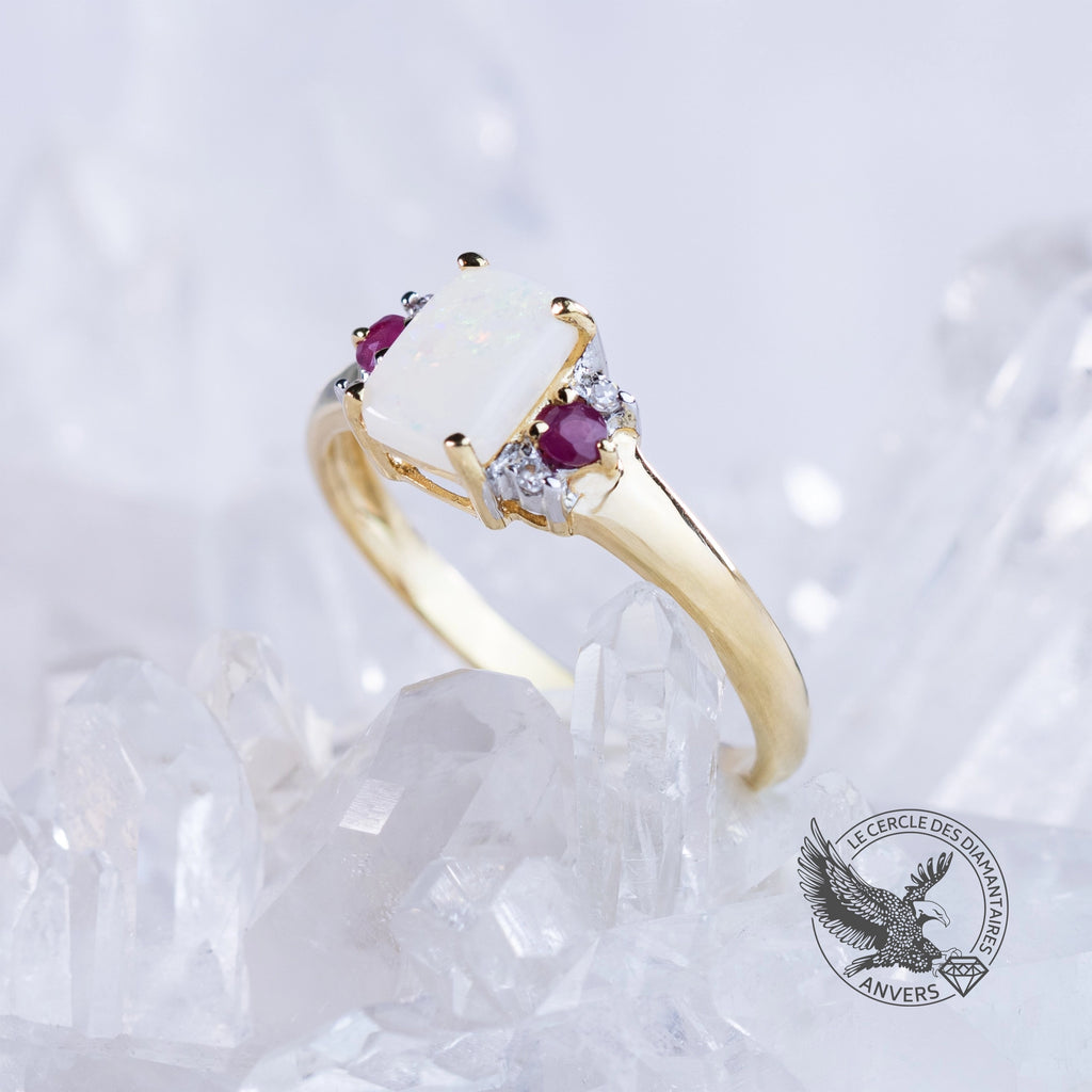 Bague Opale - Nuage