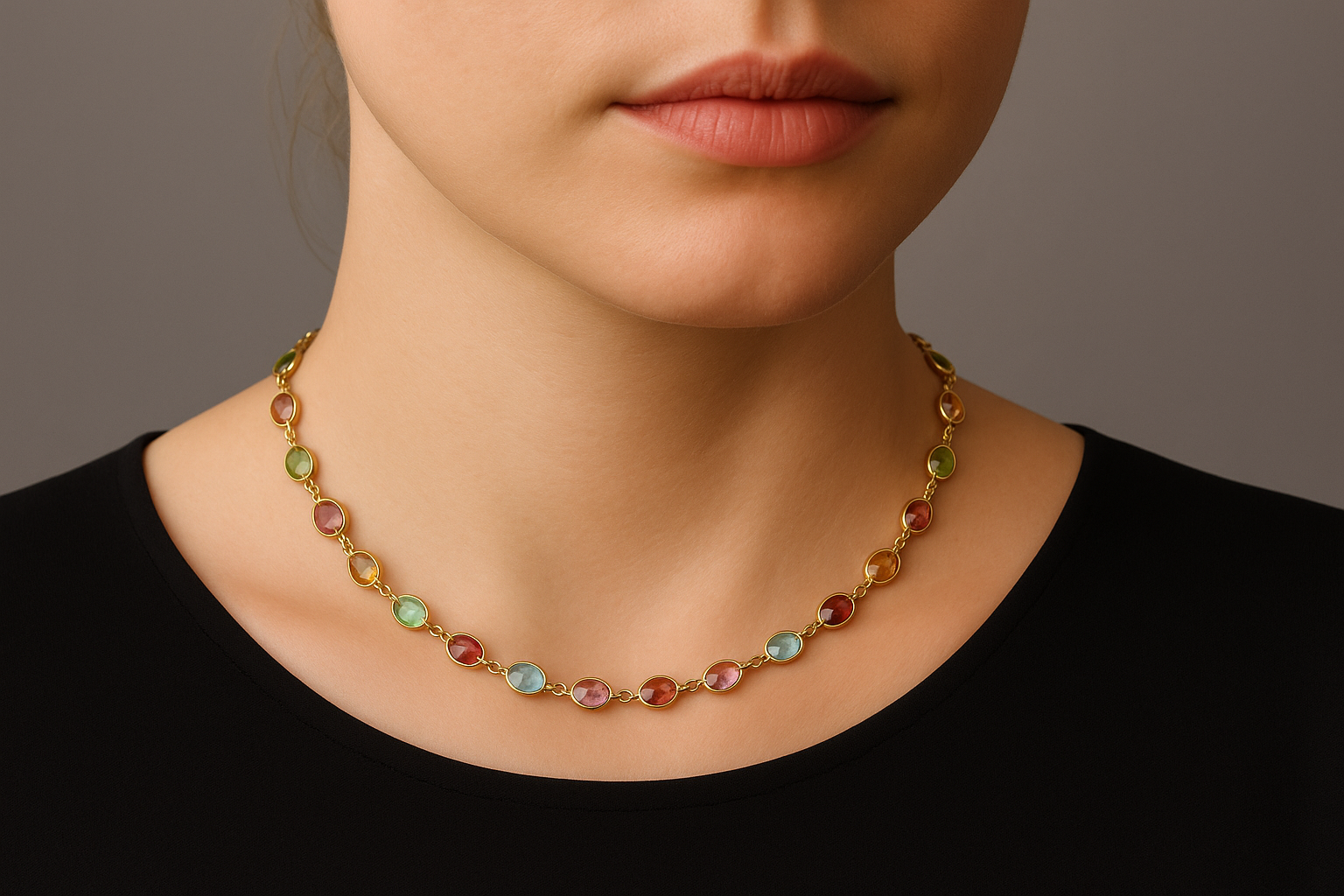 Collier Saphir - Lucky Charm