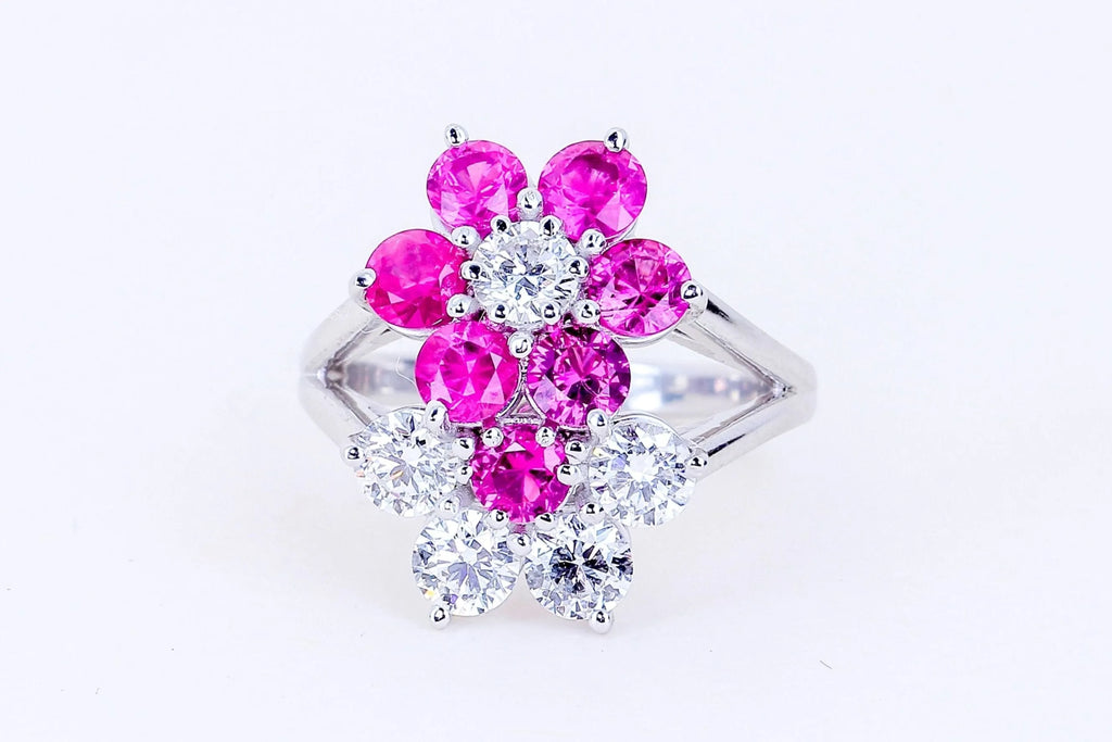 Bague Emeraude Rose - Lueur de Vie