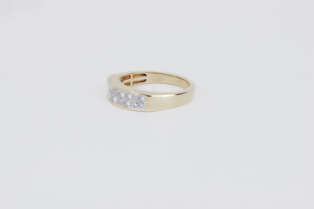 Bague en diamant blanc - Élénor