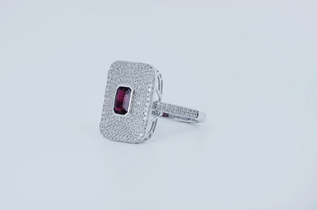 Bague en rubis rouge - Alizée