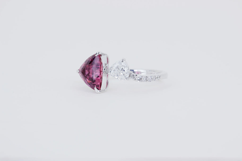 Bague saphir rouge - Sophie