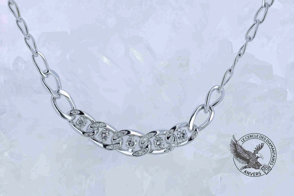 Le Chaînon Manquant - Collier en Or avec Diamants