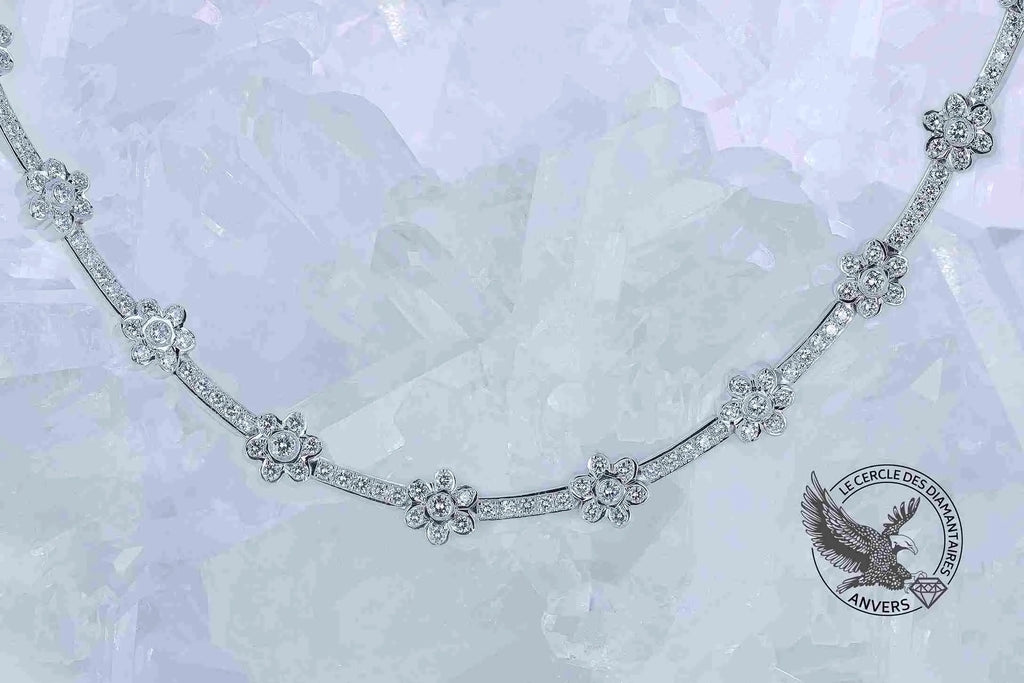 Narcisses - Collier en Or avec Diamants