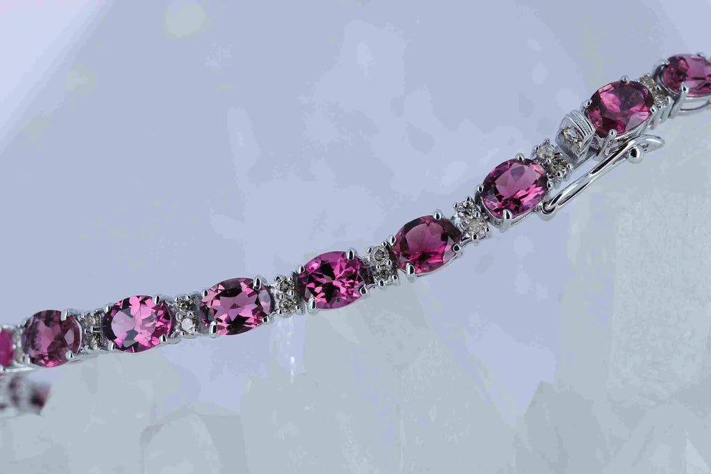 Sakura - Bracelet en Or avec Saphirs roses