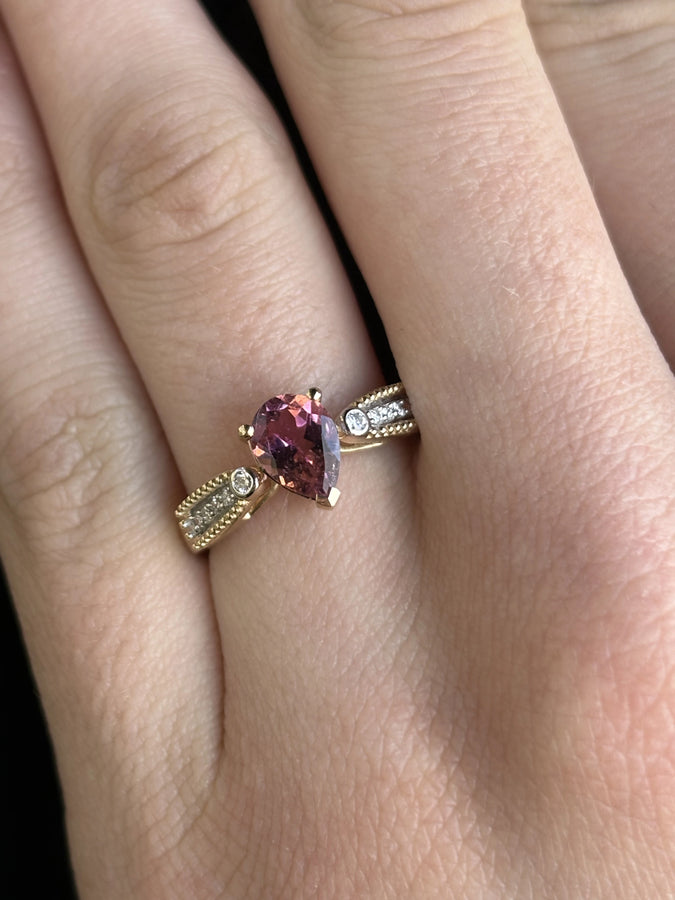 Bague Saphir - Blanche