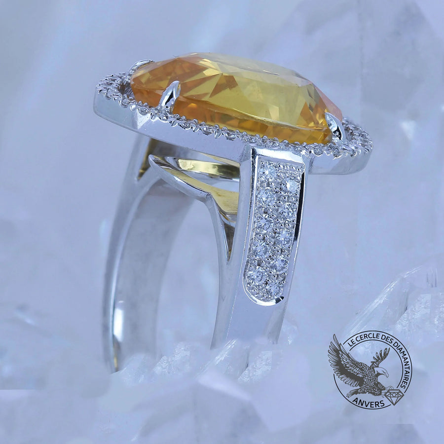 Bague Diamant jaune - Clémence