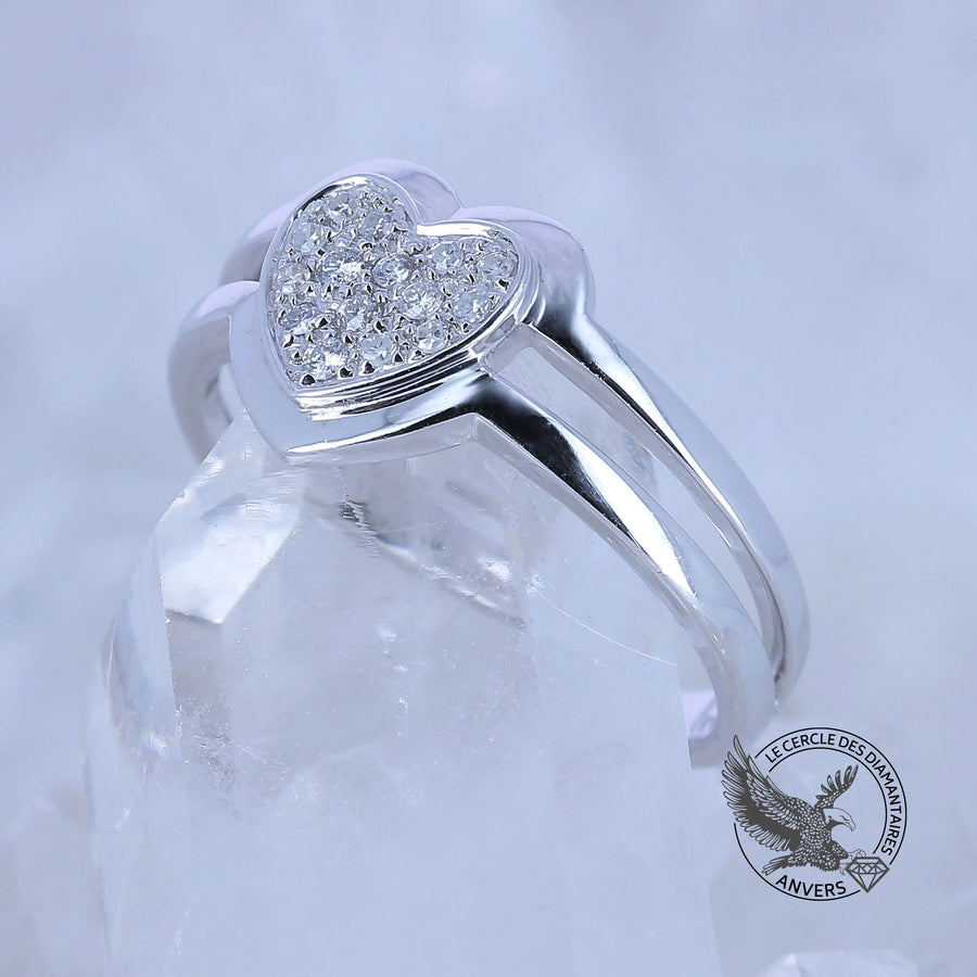 Bague Diamant- Lumière du Cœur