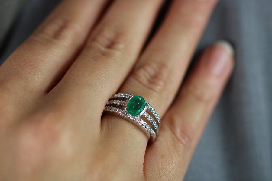 Bague Émeraude - Mia