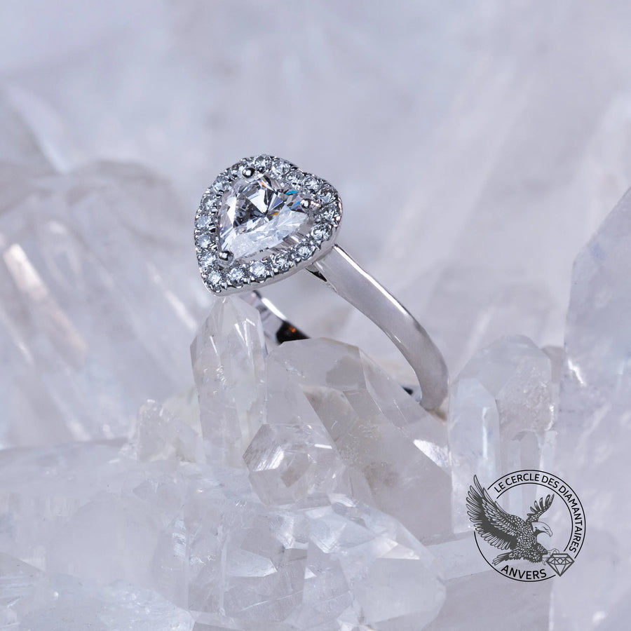 Bague coeur Diamant - Lina