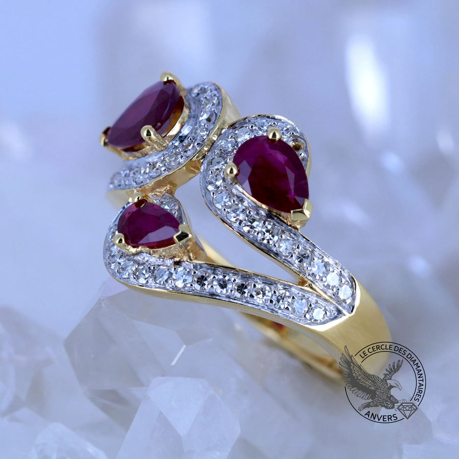 Bague Rubis - Maeva