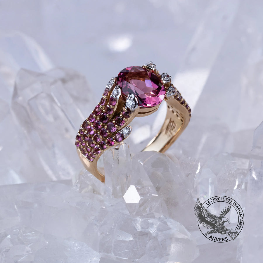 Bague Saphir Rose - Velours