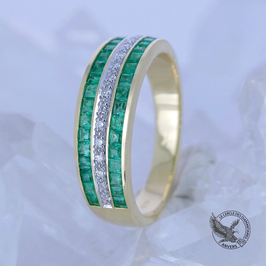 Bague Émeraude - Néva