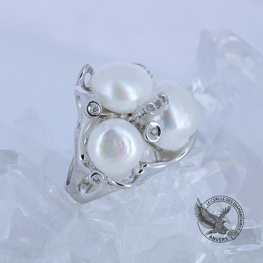 Bague en Perle - Coquilllage