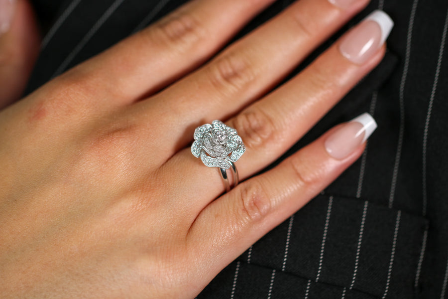 Bague Diamant - Chic et Glamour