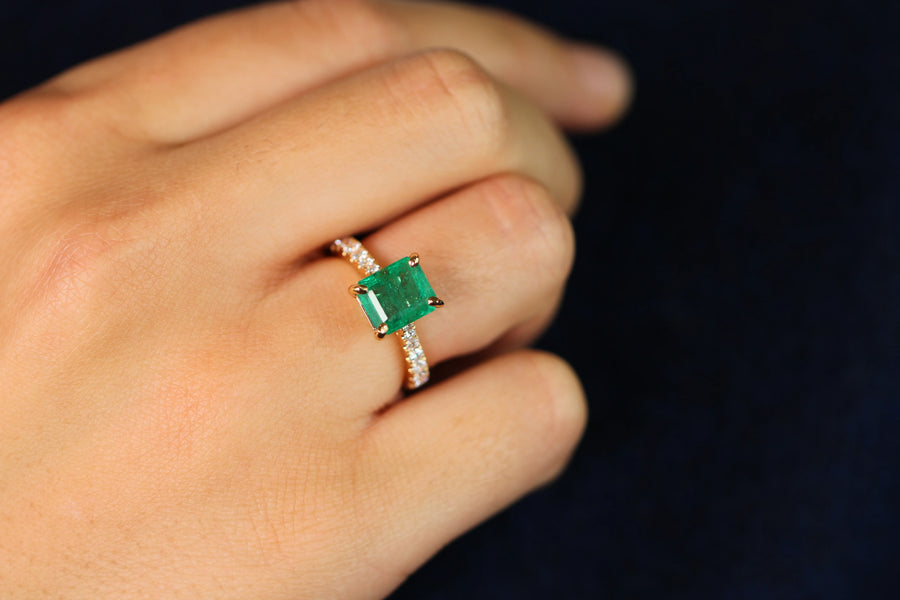 Bague Emeraude - Allia 