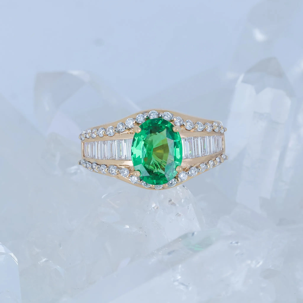 Bague Tsavorite - Kelly