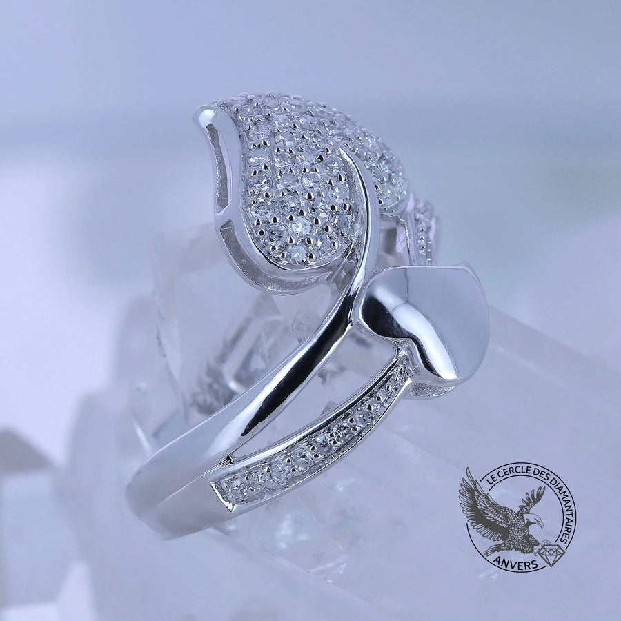Bague diamant - Camélia