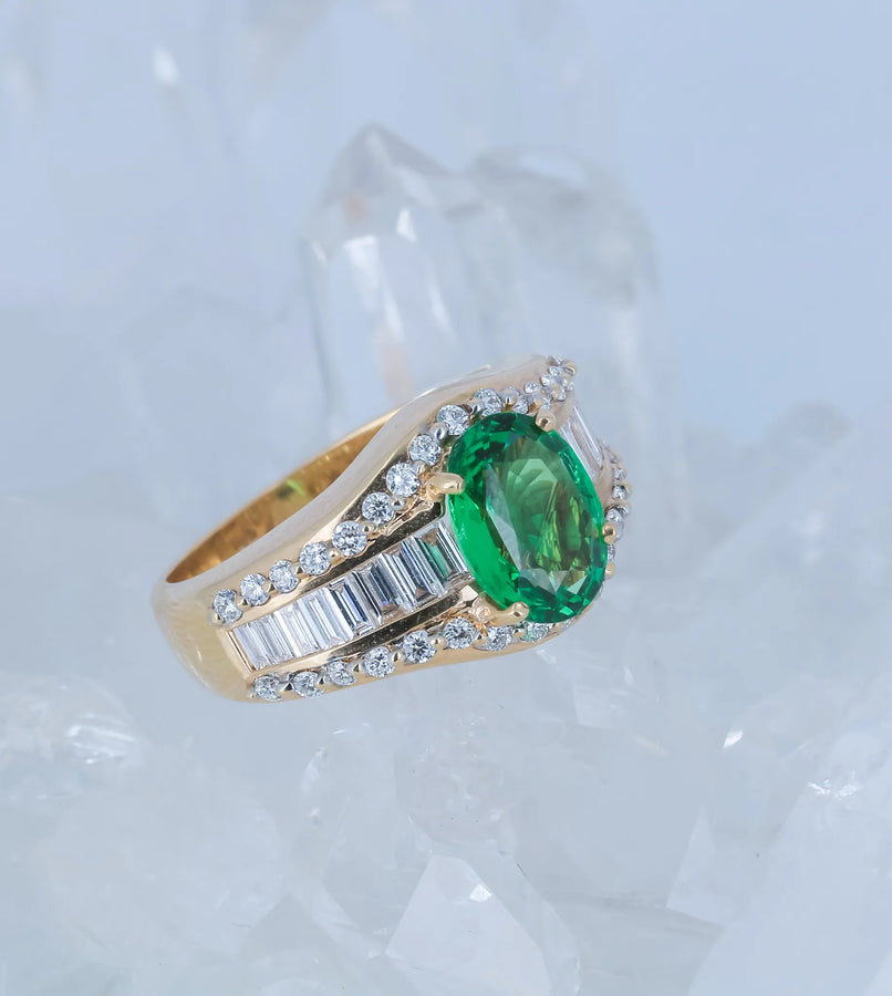 Bague Tsavorite - Kelly
