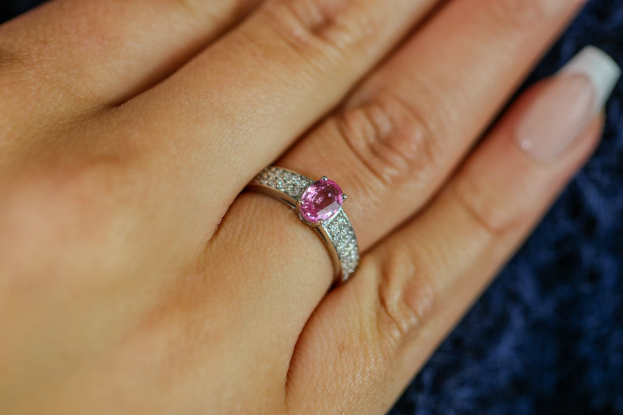 Bague Saphir - Rose Celeste