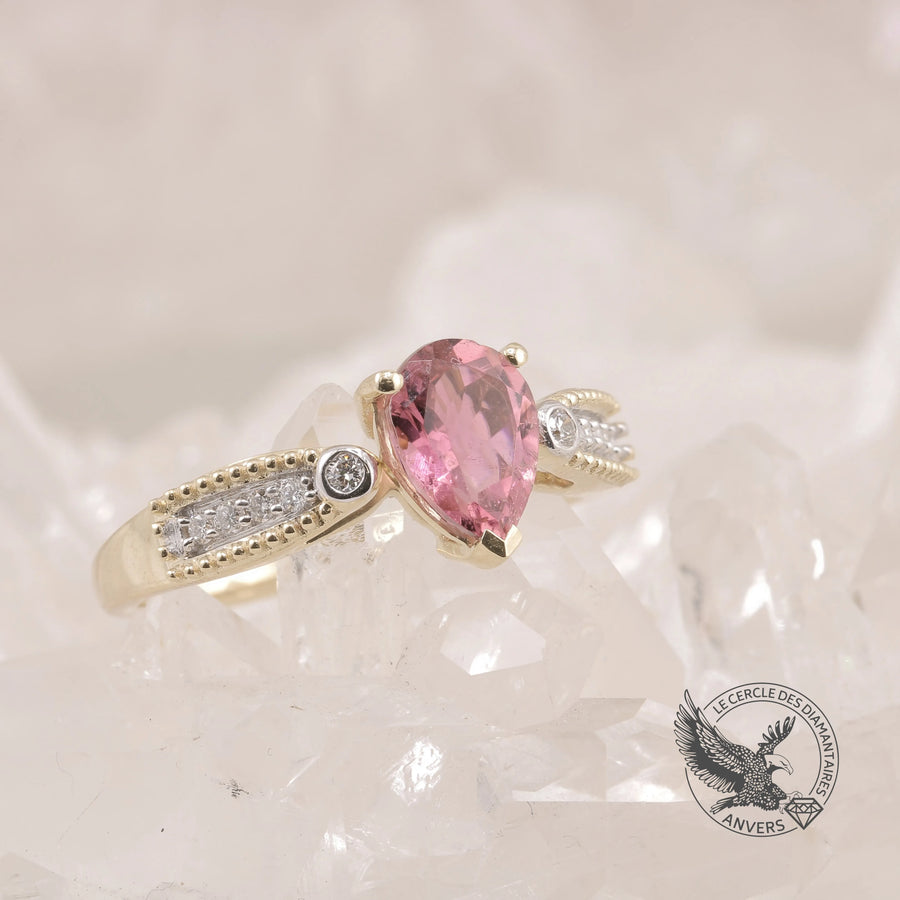 Bague Saphir - Blanche