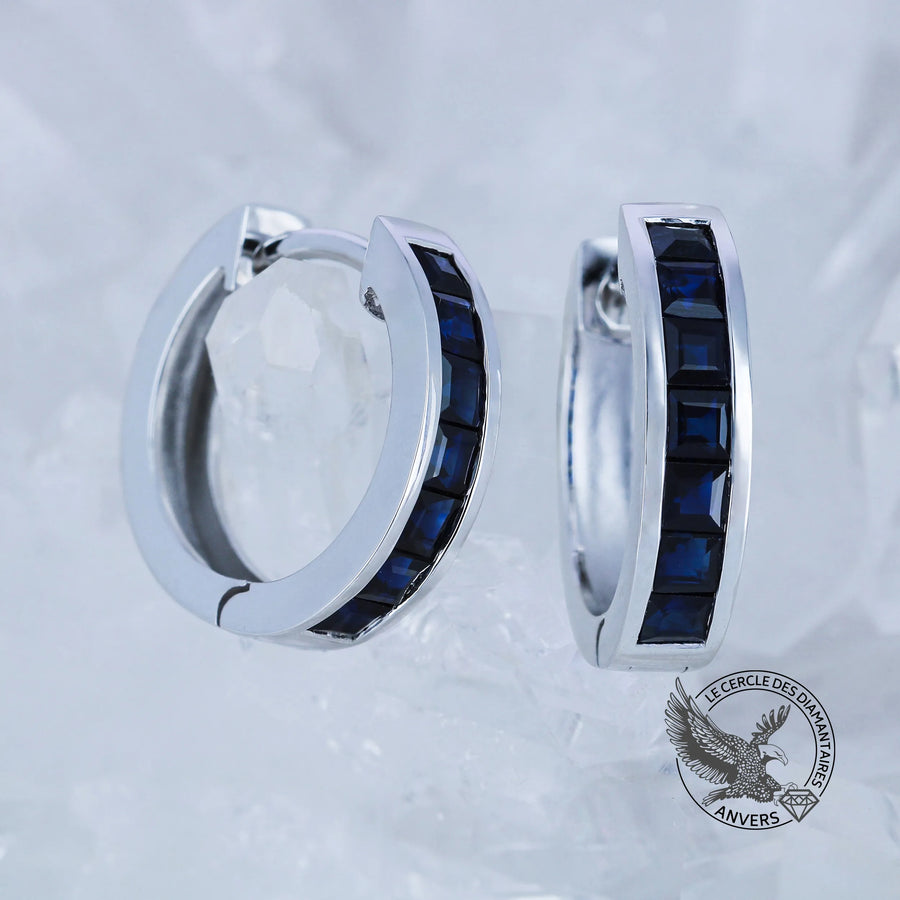 Pendantes Saphir - Bleue Nuit 
