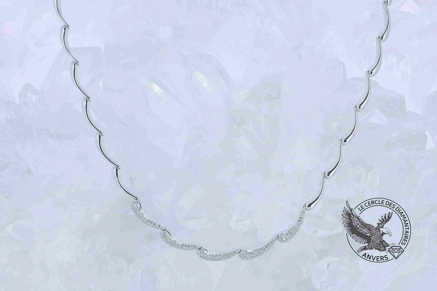 Collier Diamant - Pluie Scintillante
