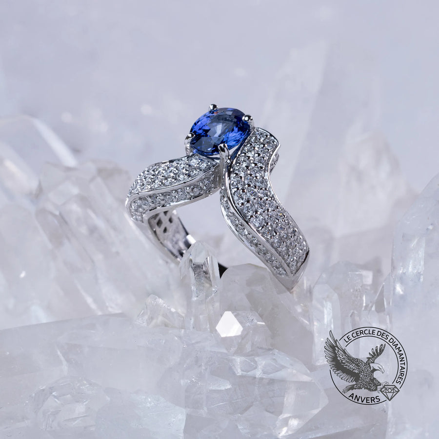 Bague saphir - Oeil