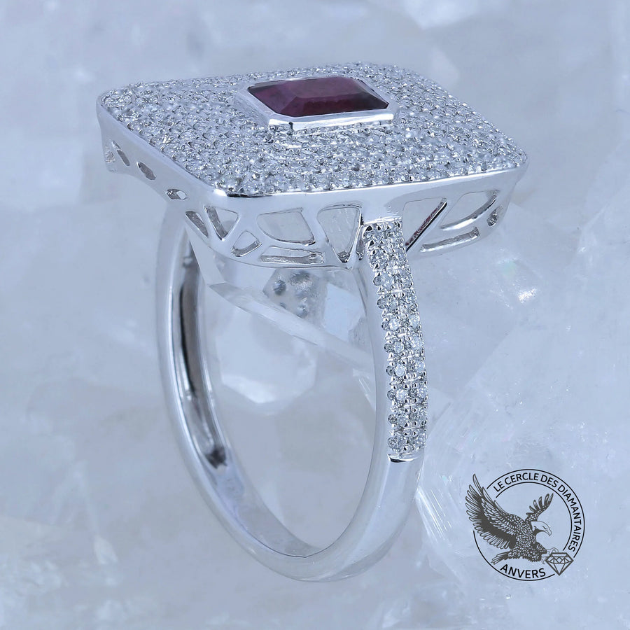 Bague en rubis rouge - Alizée