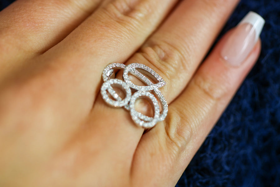 Bague Diamant - Halo 