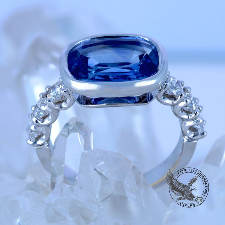 Bague saphire bleu - Saphira 