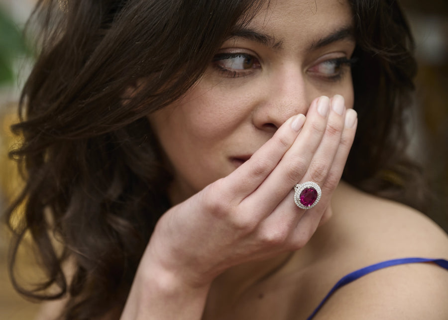 Bague Rubellite - Jessica