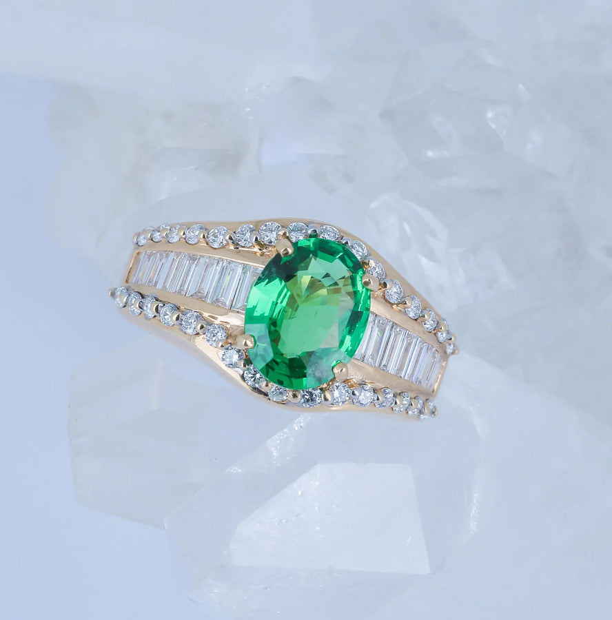 Bague Tsavorite - Kelly