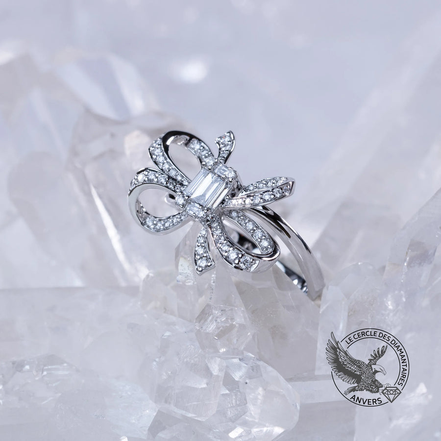 Bague Diamant - Noeud