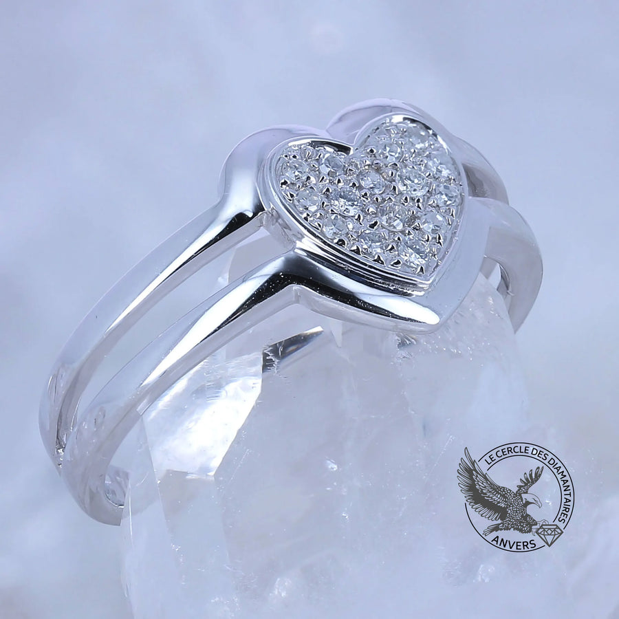 Bague Diamant- Lumière du Cœur