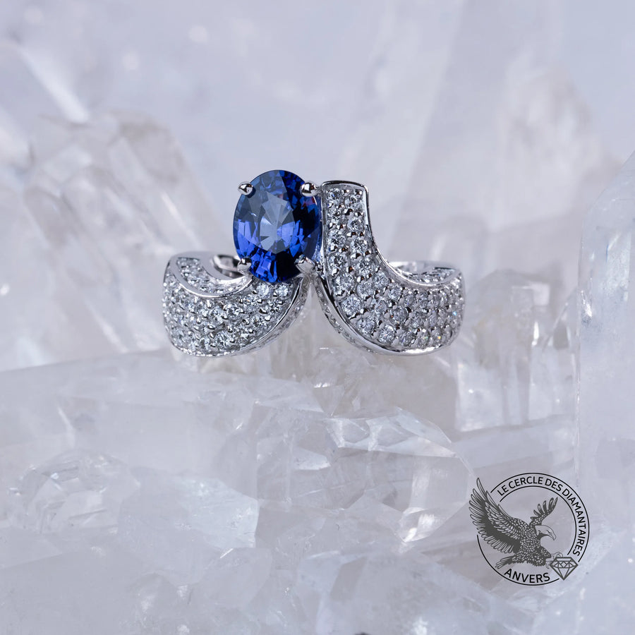 Bague saphir - Oeil