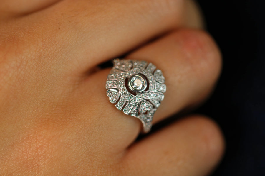 Bague diamant - Prunelle