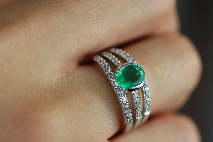 Bague Émeraude - Mia