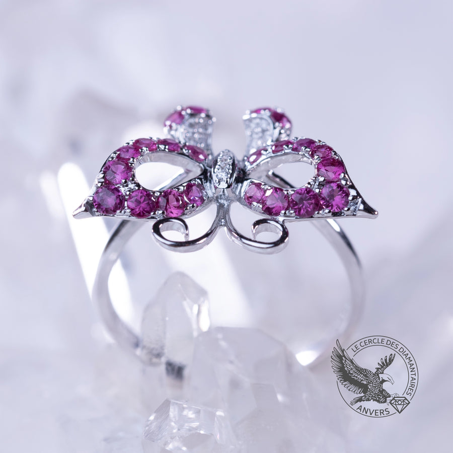 Bague Spinelle - Papillon