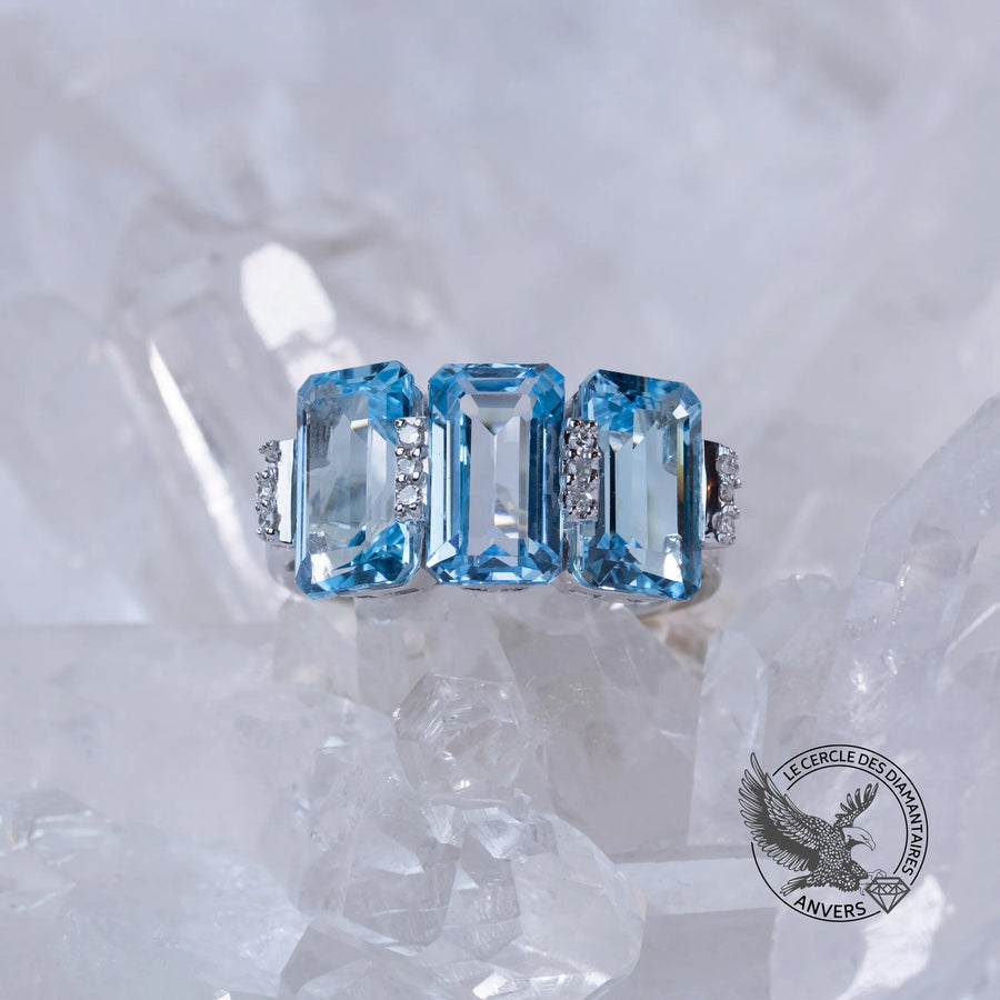 Bague Topaze - Albicéleste