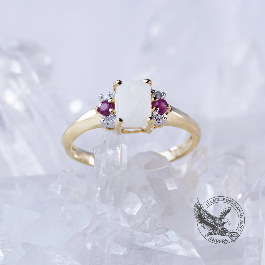 Bague Opale - Nuage