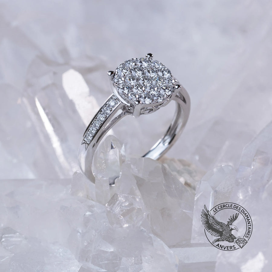 Bague Diamant - Givre
