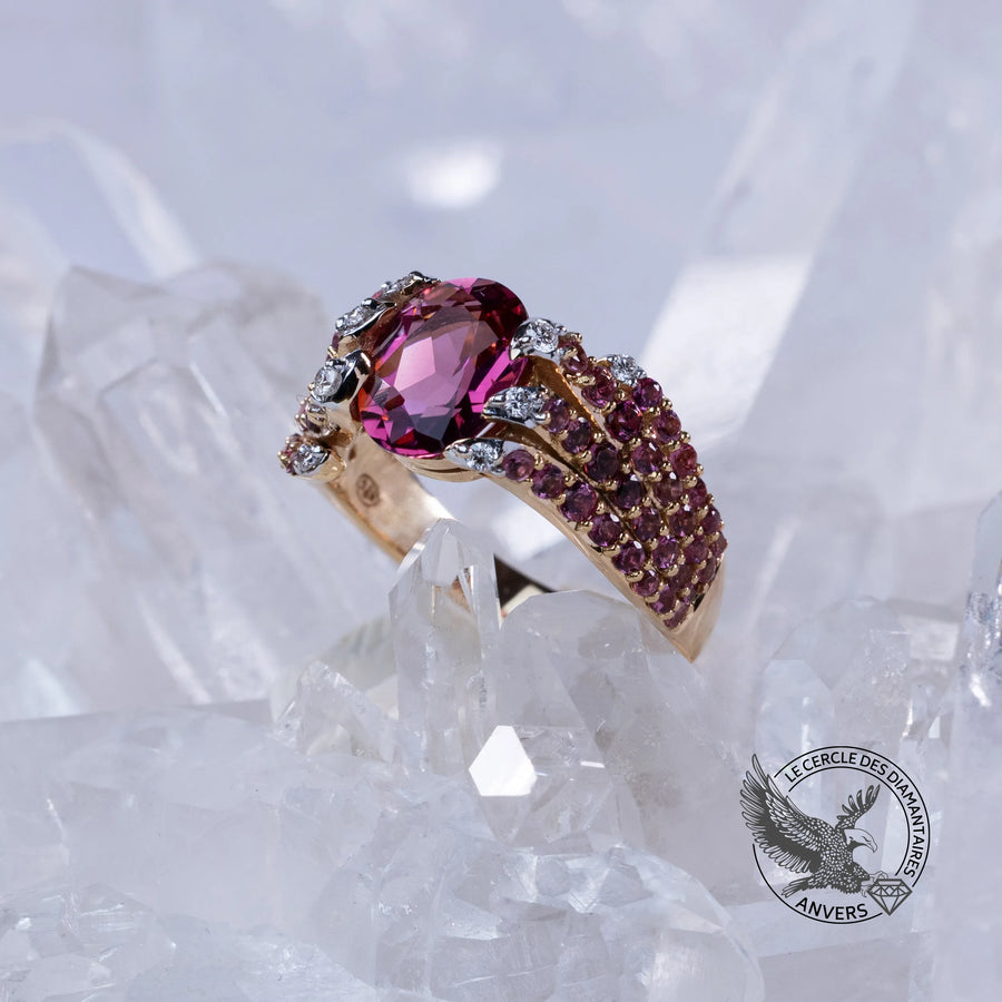 Bague Saphir Rose - Velours