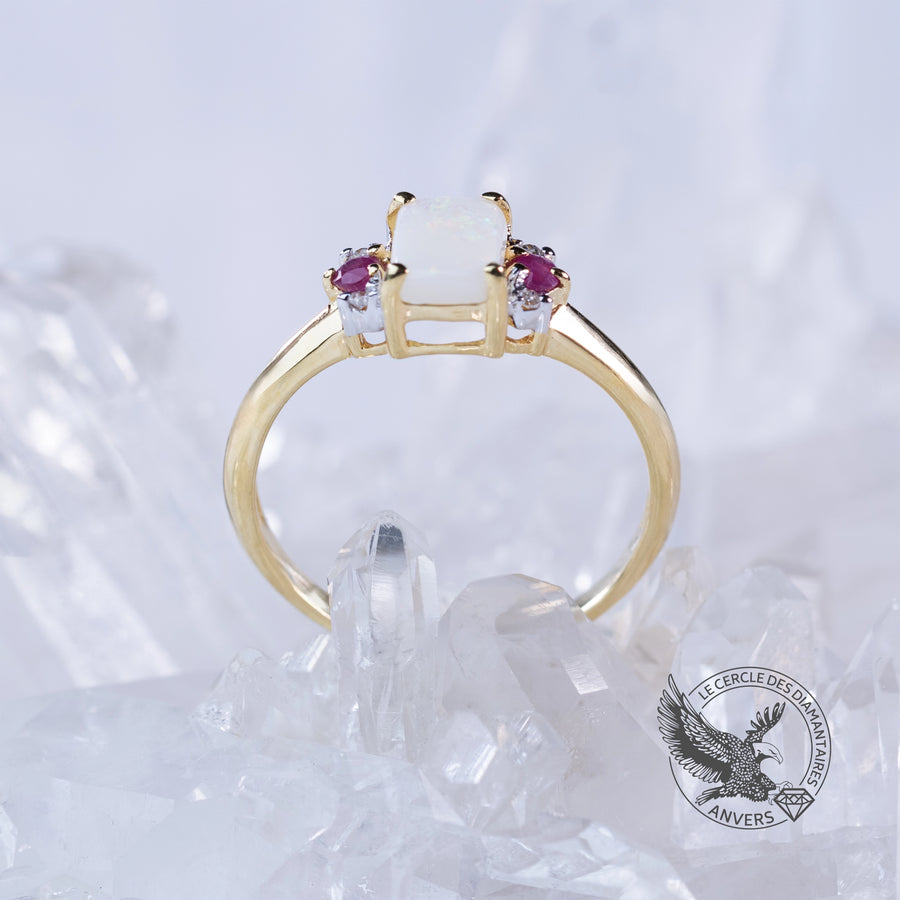 Bague Opale - Nuage