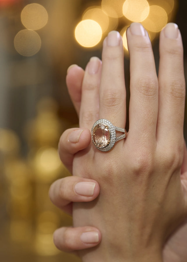 Bague Morganite - Aurore