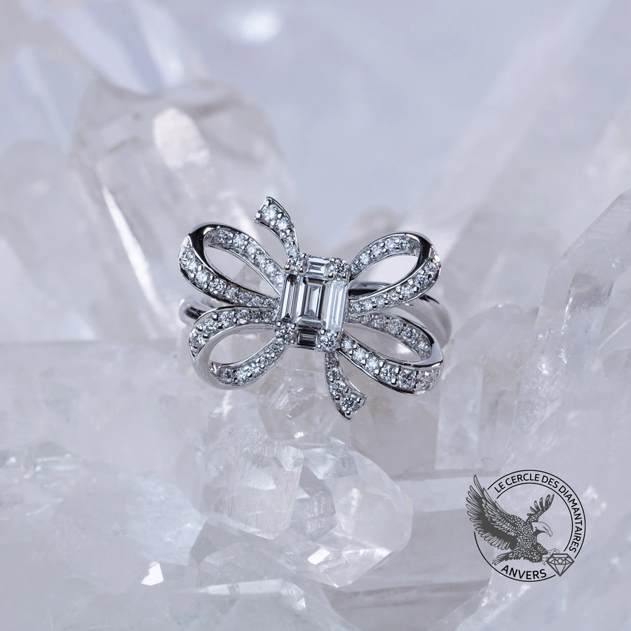 Bague Diamant - Noeud