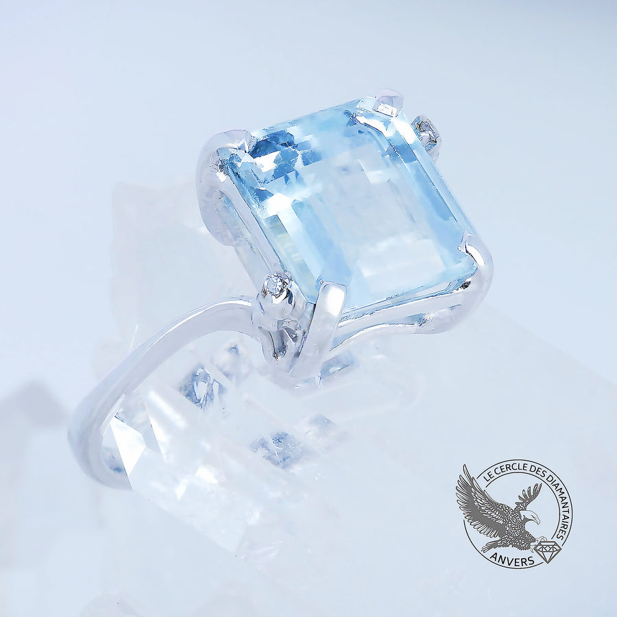 Bague Aigue-Marine - Nicole