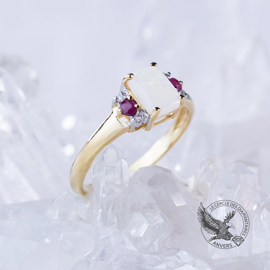 Bague Opale - Nuage