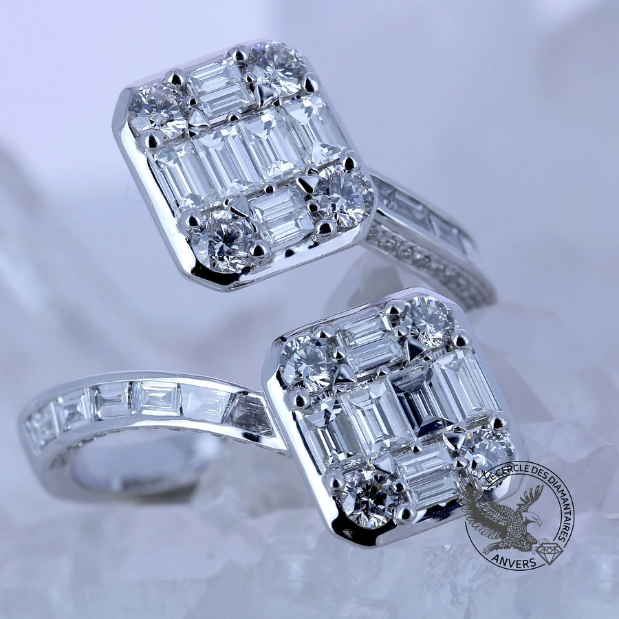 Bague Diamant - Polygone